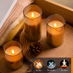 FlameFree LED Candle Set – Stylish Ambient Lighting for Indoor and Outdoor