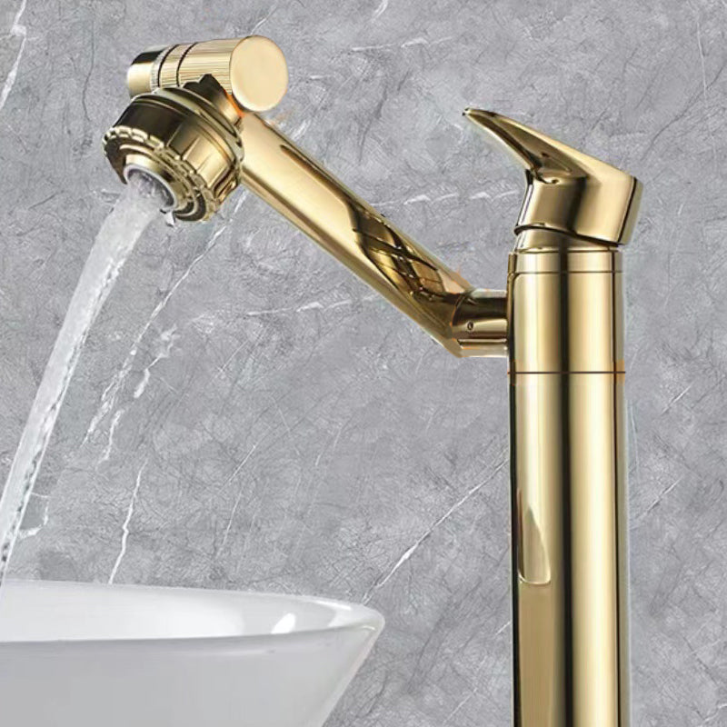 Vessel Sink Faucet Glam Style Single Lever Mixer Bathroom Fitting
