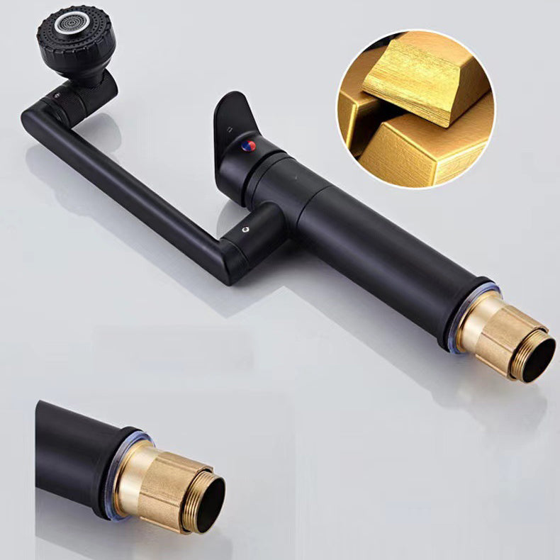 Vessel Sink Faucet Glam Style Single Lever Mixer Bathroom Fitting
