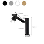 Vessel Sink Faucet Glam Style Single Lever Mixer Bathroom Fitting