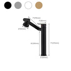 Vessel Sink Faucet Glam Style Single Lever Mixer Bathroom Fitting