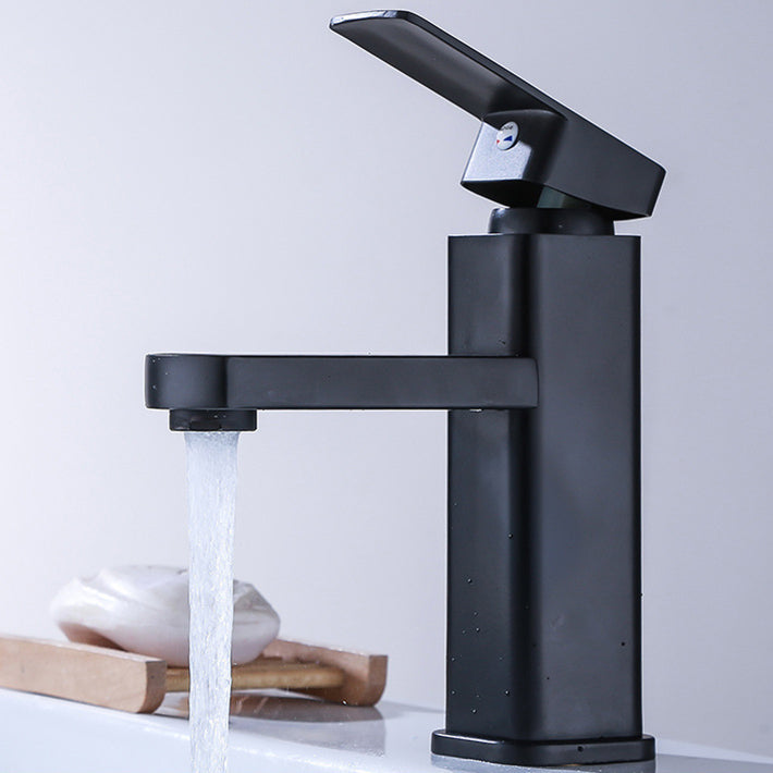 Industrial Bathroom Faucet Stainless Steel Lever Handles with Water Hose Sink Faucet