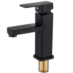 Industrial Bathroom Faucet Stainless Steel Lever Handles with Water Hose Sink Faucet