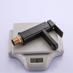 Industrial Bathroom Faucet Stainless Steel Lever Handles with Water Hose Sink Faucet