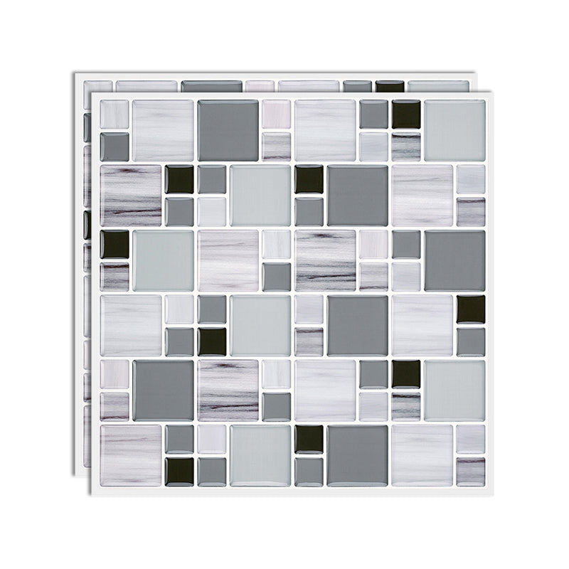 Wall tiles paste wallpaper Floral check pattern wallpaper tile