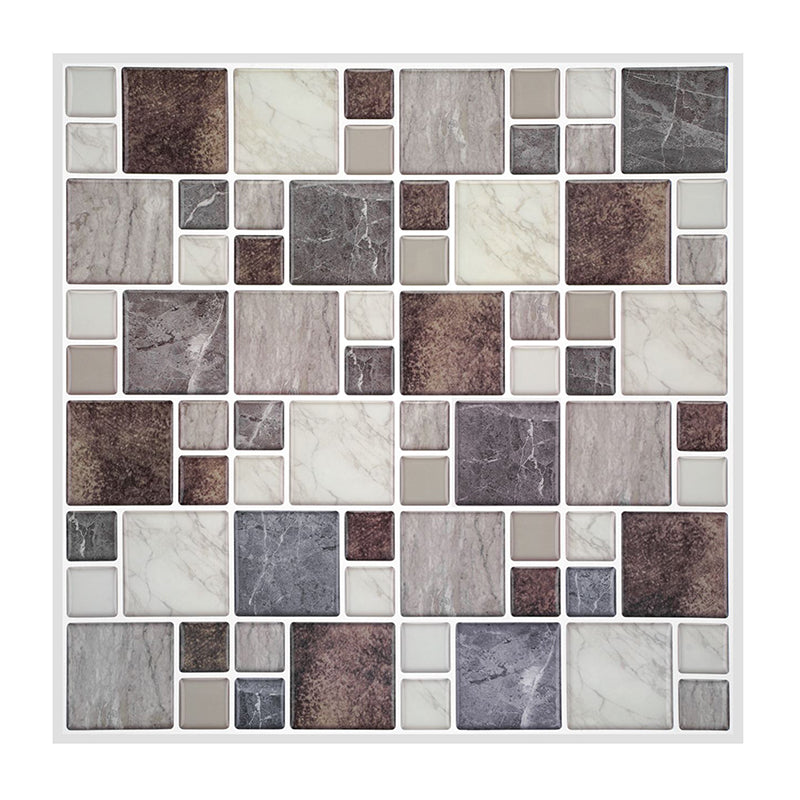 Wall tiles paste wallpaper Floral check pattern wallpaper tile