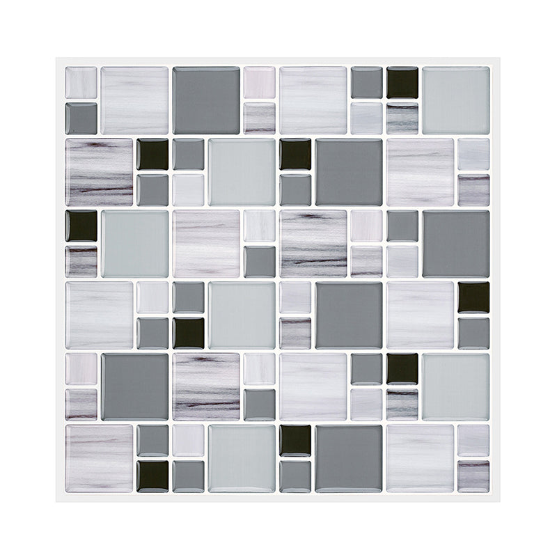 Wall tiles paste wallpaper Floral check pattern wallpaper tile