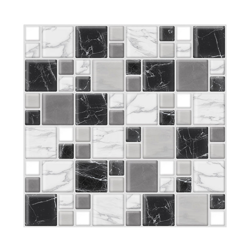Wall tiles paste wallpaper Floral check pattern wallpaper tile