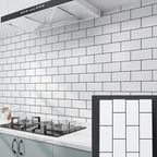 Modern Peel and Stick Backsplash Tiles Rectangular Home Depot Peel and Stick Tiles