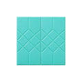 Modern PVC Cap Verflooring Smooth Wall Interior 3D Living Room Board Set of 2