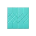 Modern PVC Cap Verflooring Smooth Wall Interior 3D Living Room Board Set of 2