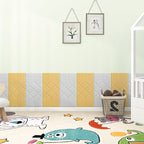 Modern PVC Cap Verflooring Smooth Wall Interior 3D Living Room Board Set of 2