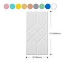 Modern PVC Cap Verflooring Smooth Wall Interior 3D Living Room Board Set of 2
