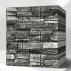 PVC Wall Cladding Smooth Wall Interior 3D Living Room Panels Set of 2