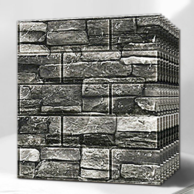 PVC Wall Cladding Smooth Wall Interior 3D Living Room Panels Set of 2