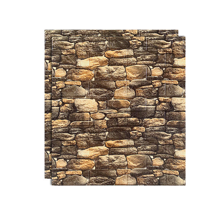 PVC Wall Cladding Smooth Wall Interior 3D Living Room Panels Set of 2