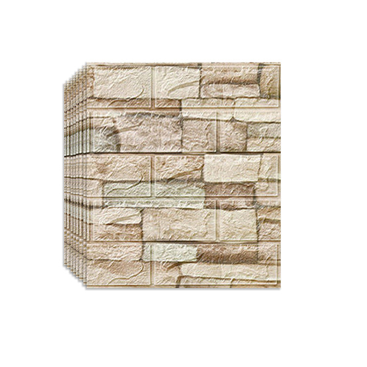 PVC Wall Cladding Smooth Wall Interior 3D Living Room Panels Set of 2