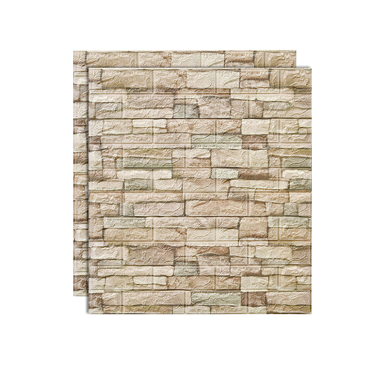 PVC Wall Cladding Smooth Wall Interior 3D Living Room Panels Set of 2