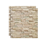 PVC Wall Cladding Smooth Wall Interior 3D Living Room Panels Set of 2