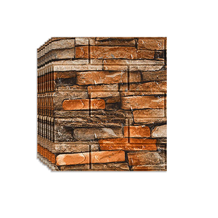 PVC Wall Cladding Smooth Wall Interior 3D Living Room Panels Set of 2