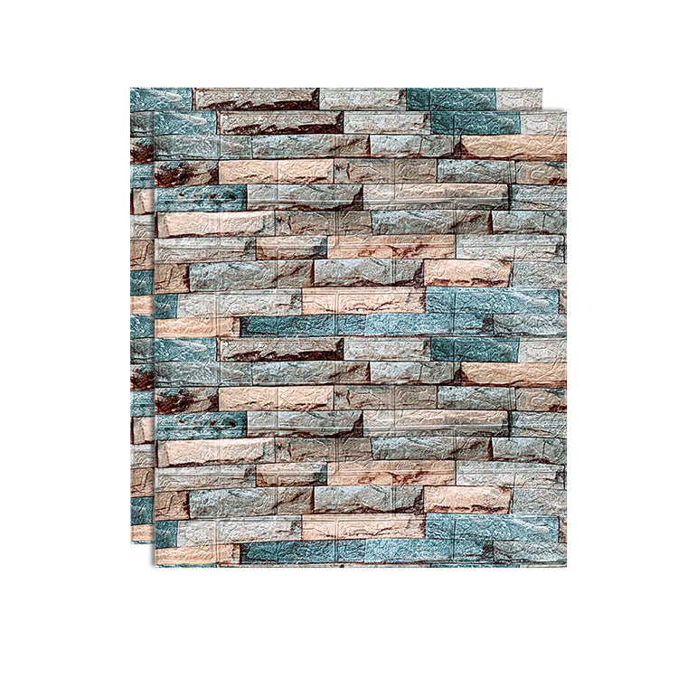 PVC Wall Cladding Smooth Wall Interior 3D Living Room Panels Set of 2