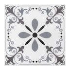 Peel and Stick PVC Flooring Matte Vinyl Flooring with Floral Pattern