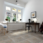 Peel-and-Stick PVC Floor Tiles with Diamond Look, 30.5 × 30.5 cm