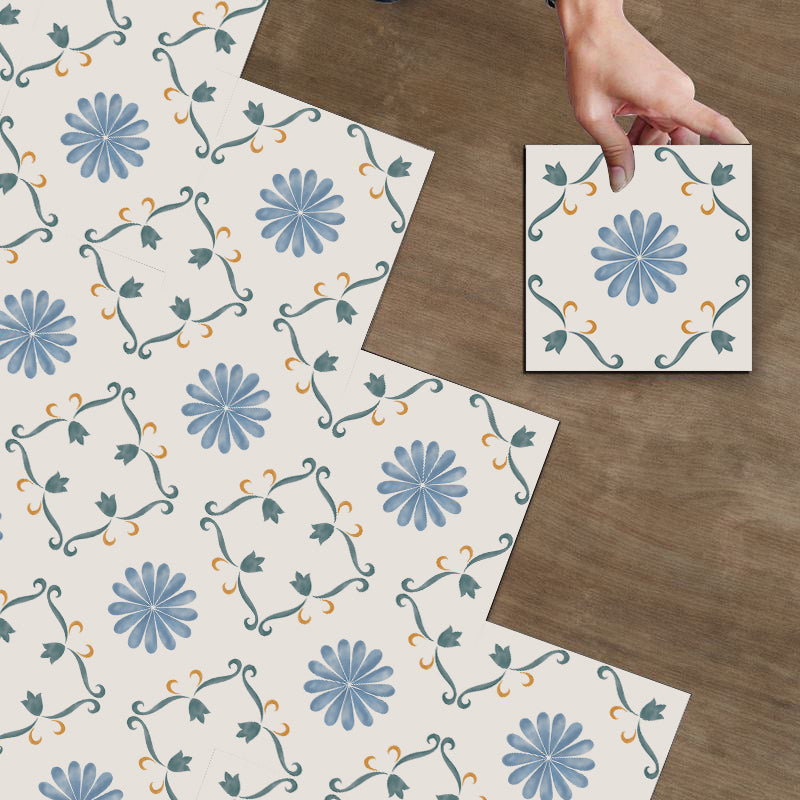 Low-gloss vinyl floor PVC peel and stick vinyl floor with square edge