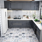 Patterned Vinyl Floor Peel and Stick Vinyl Floor with Low Gloss