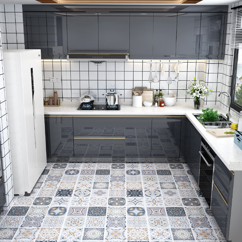 Patterned Vinyl Floor Peel and Stick Vinyl Floor with Low Gloss
