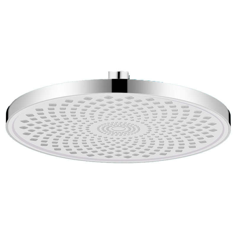 Round Fixed Shower Head High Flow Aerated Wall Mount Shower Head
