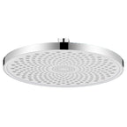 Round Fixed Shower Head High Flow Aerated Wall Mount Shower Head