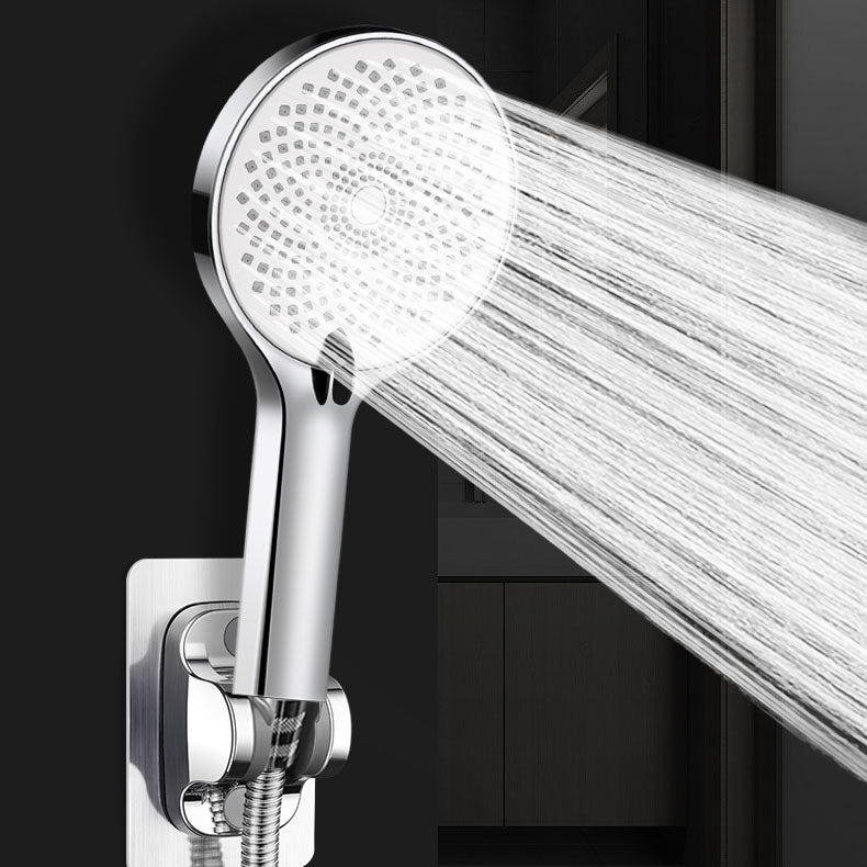 Round Fixed Shower Head High Flow Aerated Wall Mount Shower Head
