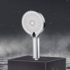 Round Fixed Shower Head High Flow Aerated Wall Mount Shower Head