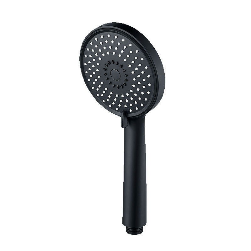 Round Handheld Shower Head with Self-Cleaning Wall-Mounted Shower Head