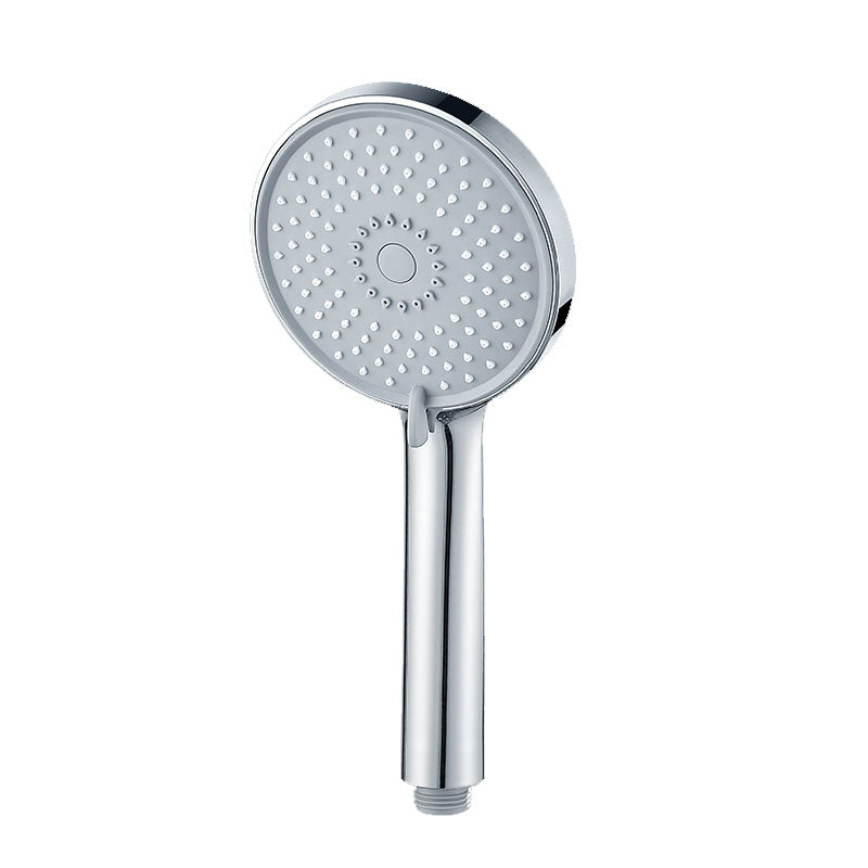 Round Handheld Shower Head with Self-Cleaning Wall-Mounted Shower Head