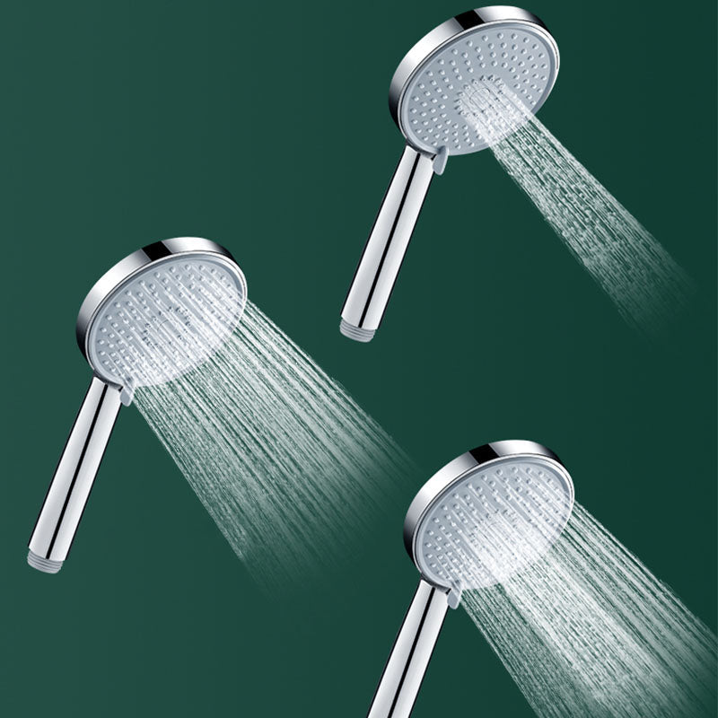 Round Handheld Shower Head with Self-Cleaning Wall-Mounted Shower Head