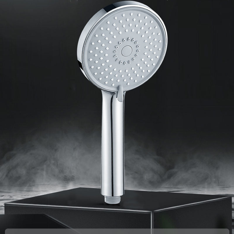 Round Handheld Shower Head with Self-Cleaning Wall-Mounted Shower Head