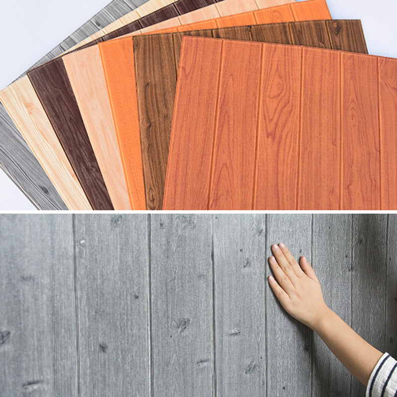 PVC Wall Paneling Smooth Wall Indoor Living Room Planks Set of 2