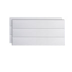 PVC Wall Paneling Smooth Wall Indoor Living Room Planks Set of 2