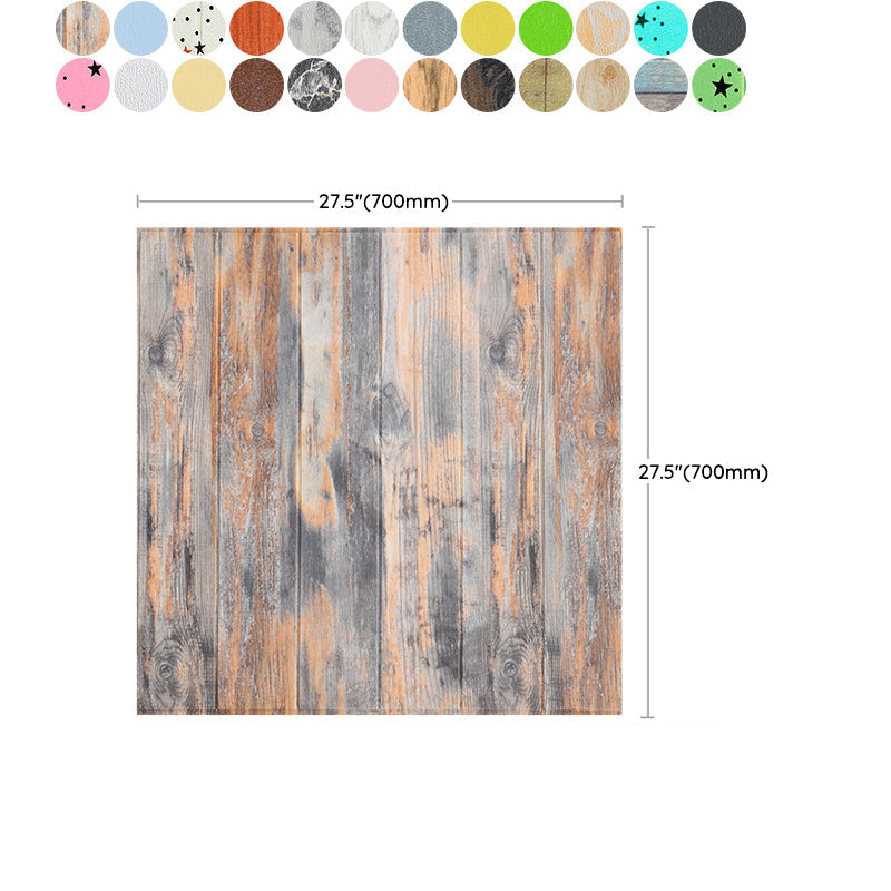 PVC Wall Paneling Smooth Wall Indoor Living Room Planks Set of 2
