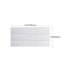 PVC Wall Paneling Smooth Wall Indoor Living Room Planks Set of 2