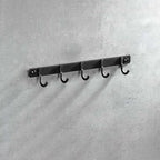 Modern Aluminum Bathroom Hardware Set Black Bathroom Accessories Set
