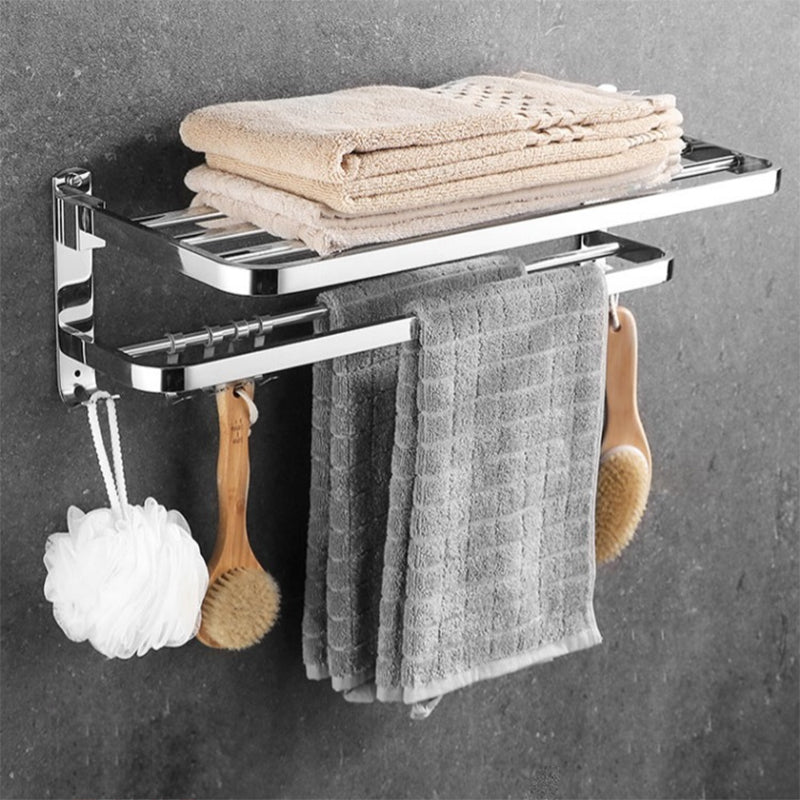 Modern Stainless Steel Bathroom Set Silver Bathroom Accessory Set