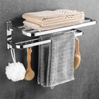 Modern Stainless Steel Bathroom Set Silver Bathroom Accessory Set