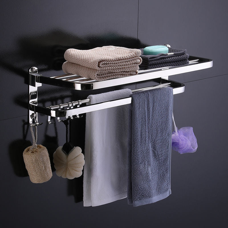 Modern Stainless Steel Bathroom Set Silver Bathroom Accessory Set