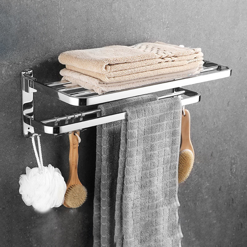 Modern Stainless Steel Bathroom Set Silver Bathroom Accessory Set