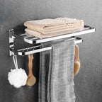 Modern Stainless Steel Bathroom Set Silver Bathroom Accessory Set