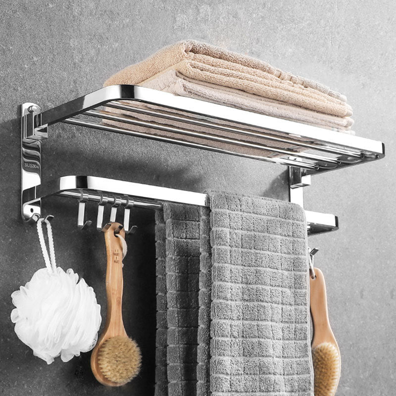 Modern Stainless Steel Bathroom Set Silver Bathroom Accessory Set