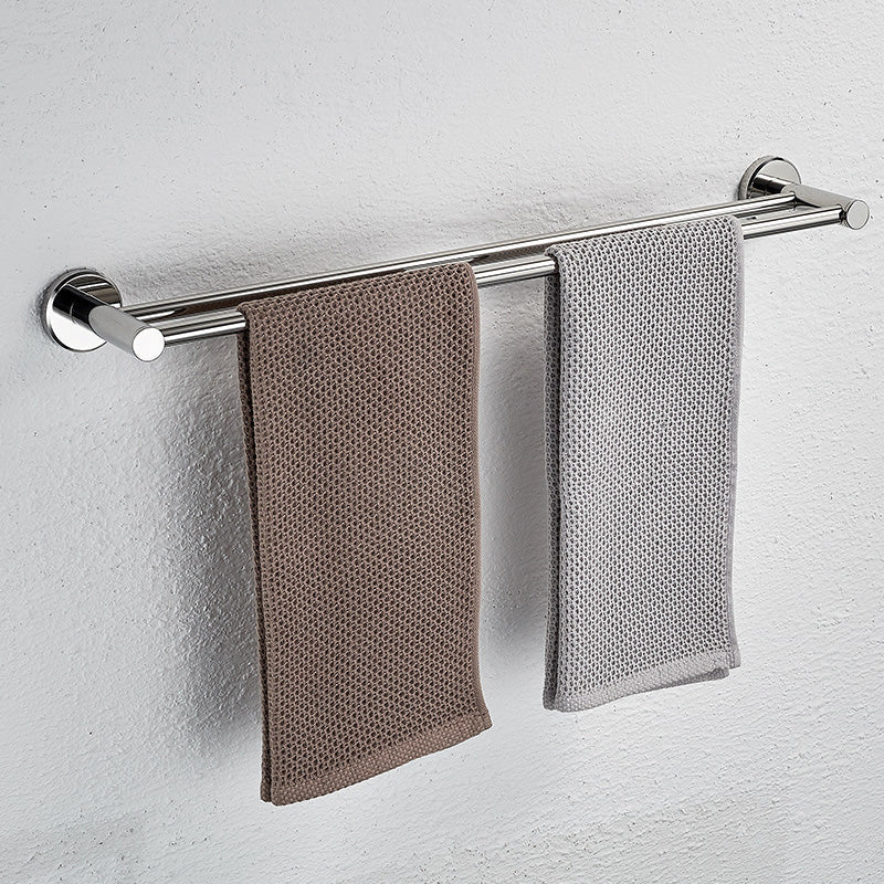 Modern Steel Bathroom Accessory Set Silver Bathroom Accessory Kit